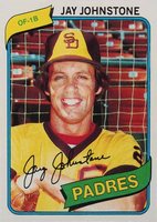 1980 Topps #31 Jay Johnstone Baseball Card