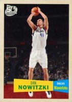 2007 Topps #41 Dirk Nowitzki 1957-58 Variation Basketball Card