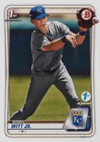 2020 Bowman 1st Edition #BFE25 Bobby Witt Jr. Baseball Card