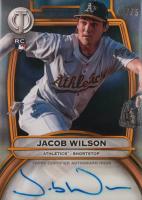 2025 Topps Tribute Tribute Autographs #TAWIL Jacob Wilson Gold Baseball Card