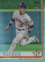 2019 Topps #60 Kyle Tucker Running-Rainbow Foil Baseball Card