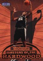 1999 Fleer Tradition Masters of the Hardwood #4 Tim Duncan Basketball Card