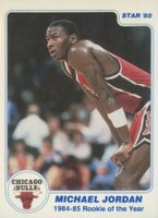 1985 Star Last 11 Roys #1a Michael Jordan Bent over pulling shorts Basketball Card