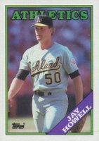 1988 Topps #690 Jay Howell Baseball Card