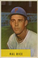 1954 Bowman #219 Hal Rice Baseball Card