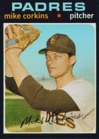 1971 Topps #179 Mike Corkins Baseball Card