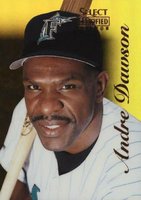 1996 Select Certified #96 Andre Dawson Mirror Gold Baseball Card