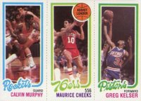 1980 Topps # Murphy/Cheeks/Kelser Basketball Card