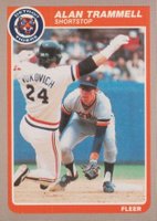 1985 Fleer #23 Alan Trammell Baseball Card