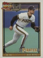 1991 Topps Desert Shield #272 Jeff King Baseball Card