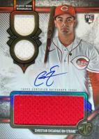 2024 Topps Triple Threads Rookie Autographed Relics #RARCE Christian Encarnacion-Strand Baseball Card