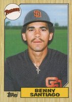 1987 Topps Traded #109T Benito Santiago Baseball Card