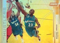 2002 Stadium Club The Hustlers #H7 Michael Jordan Basketball Card