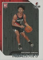 2018 Panini Hoops #277 Anfernee Simons Basketball Card
