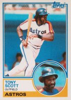 1983 Topps #507 Tony Scott Baseball Card