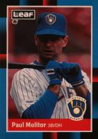 1988 Leaf #168 Paul Molitor Baseball Card