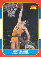 1986 Fleer #89 Kurt Rambis Basketball Card