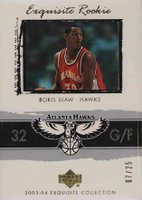 2003 Upper Deck Exquisite Collection #61 Boris Diaw Gold Basketball Card