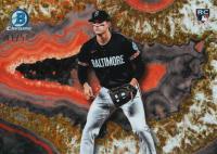 2025 Bowman Crystallized #BWC6 Coby Mayo Gold Baseball Card