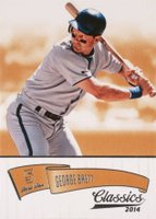 2014 Panini Classics #52 George Brett Baseball Card