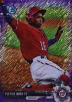 2017 Bowman Chrome Prospects #BCP219 Victor Robles Purple Shimmer Baseball Card