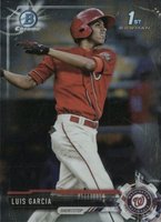 2017 Bowman Prospects #BCP119 Luis Garcia Chrome Baseball Card
