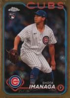 2024 Topps Chrome Logofractor Edition #121 Shota Imanaga Gold Refractor Baseball Card