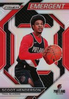 2023 Panini Prizm Emergent #16 Scoot Henderson Silver Basketball Card
