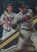 2019 Topps Gold Label #60 Austin Riley Class 1-Black Baseball Card