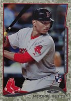 2014 Topps Update #US26 Mookie Betts Batting-Camo Baseball Card