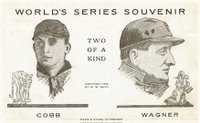 1909 W.W. Smith Postcards # Cobb/Wagner Two of a Kind Baseball Card