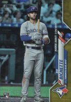2020 Topps Update #U1 Bo Bichette Gold Foil Baseball Card