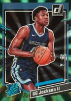 2023 Panini Donruss #232 GG Jackson II Green Holo Laser Basketball Card