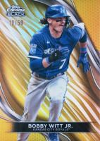 2024 Topps Chrome Black #72 Bobby Witt Jr. Gold Baseball Card