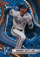 2024 Bowman's Best #30 Bobby Witt Jr. Blue X-Fractor Baseball Card