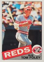 1985 Topps #107 Tom Foley Baseball Card