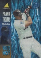 1995 Pinnacle White Hot #WH3 Frank Thomas Baseball Card