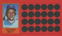 1981 Topps Scratch-Offs #1 George Brett Baseball Card