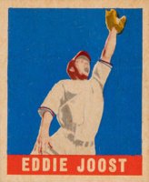 1948 Leaf #62 Eddie Joost Short Print Baseball Card