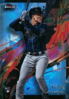 2024 Topps Finest #78 Curtis Mead Sky Blue Refractor Baseball Card