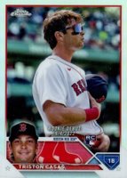 2023 Topps Chrome Update #USC125 Triston Casas Refractor Baseball Card
