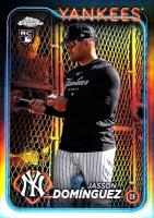 2024 Topps Chrome #89 Jasson Dominguez Ssp Baseball Card