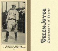 1916 Green-Joyce #94 Bennie Kauff Baseball Card
