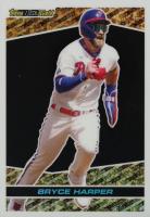 2021 Topps Chrome Update Black Gold #BGC6 Bryce Harper Baseball Card