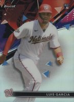 2021 Topps Finest #80 Luis Garcia Refractor Baseball Card