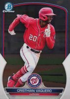 2023 Bowman Chrome Prospects #BCP54 Cristhian Vaquero Baseball Card