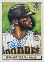 2023 Topps Archives Signature Series #ATGFT Fernando Tatis Jr. 2021 Big League Art of the Game 1/1 Baseball Card