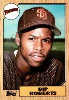 1987 Topps Tiffany #637 Bip Roberts Baseball Card