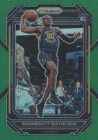 2022 Panini Prizm #254 Bennedict Mathurin Green Prizm Basketball Card