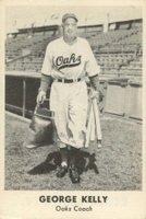 1950 Remar Bread Oakland Oaks # George Kelly Baseball Card